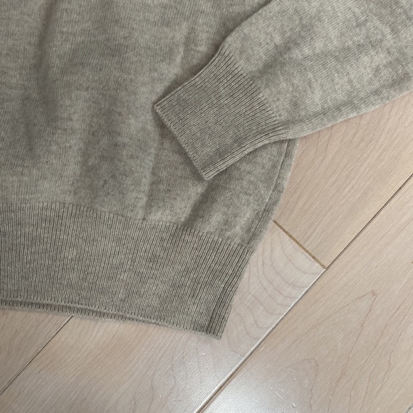 NAADAM kids 100% cashmere oatmeal sweater 7-8 - Picture 12 of 14